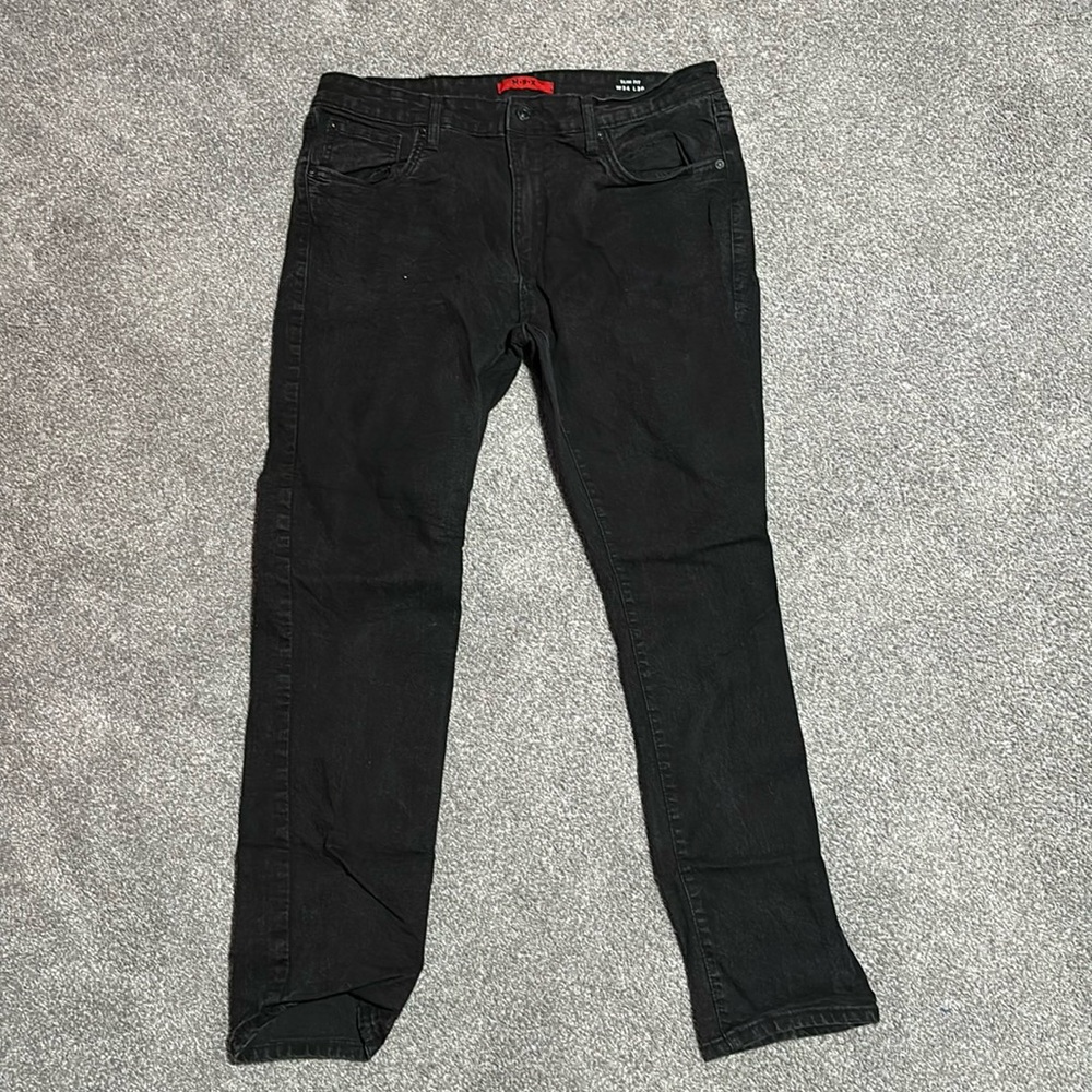 Worn, MBX Black Slim Fit Jeans